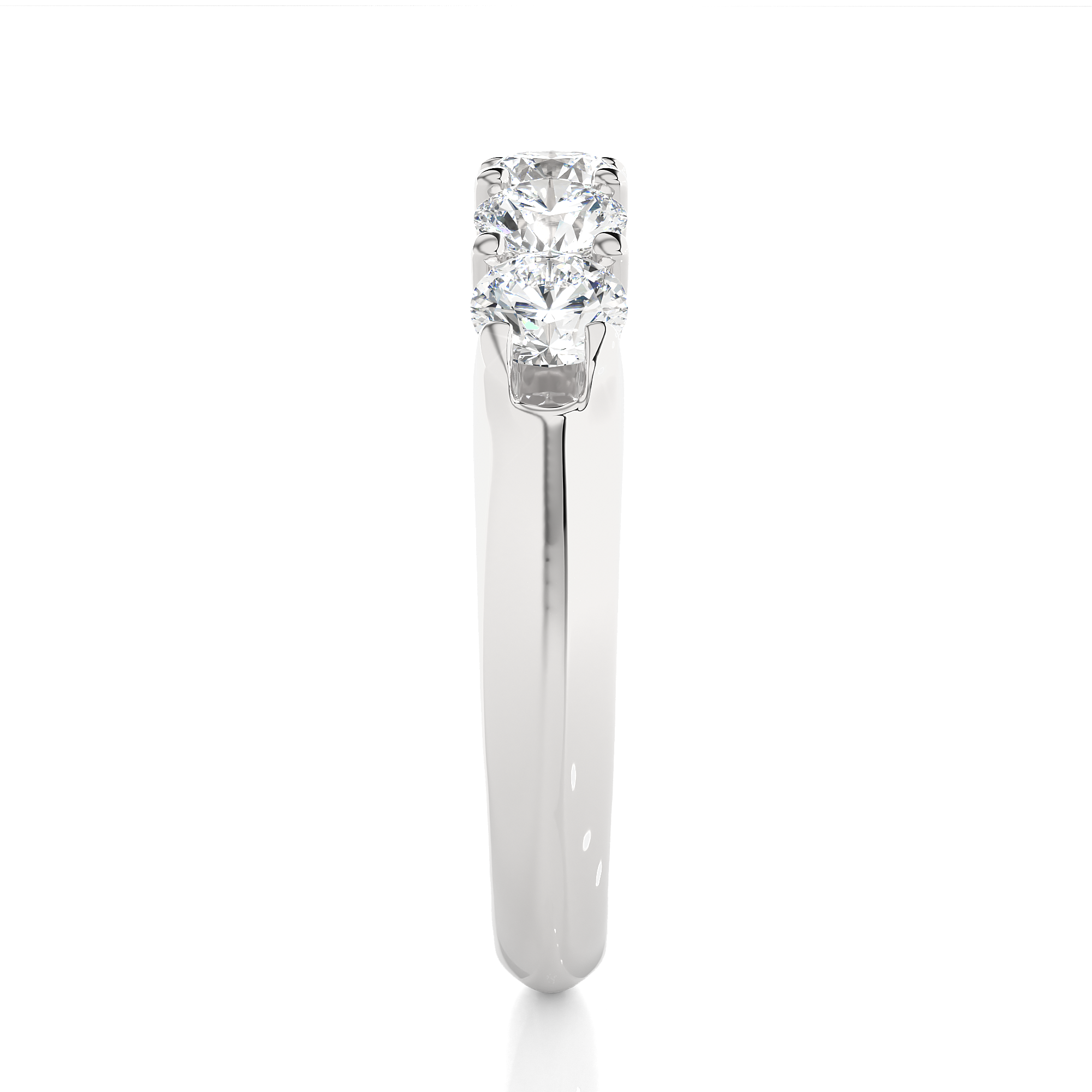 1.11 Carat G Color VS1 Clarity Diamond Studded Natural Diamond Ring.